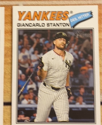 2026 Topps Heritage #250 Giancarlo Stanton — front