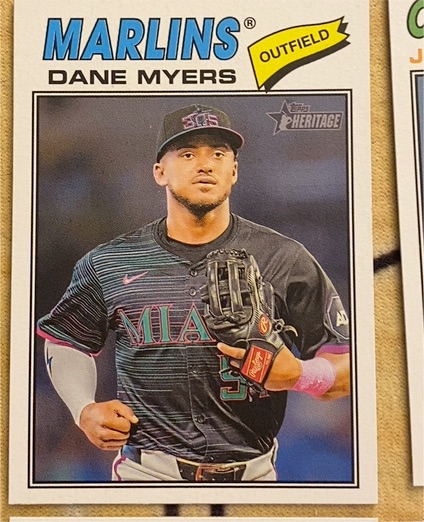 2026 Topps Heritage #75 Dane Myers — front