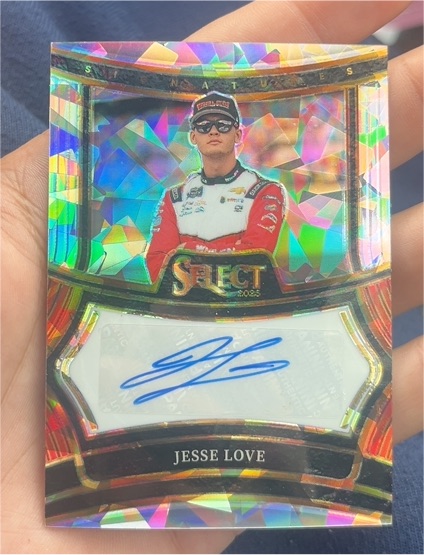 2025 Panini Select Signatures #S-JLV Jesse Love — front
