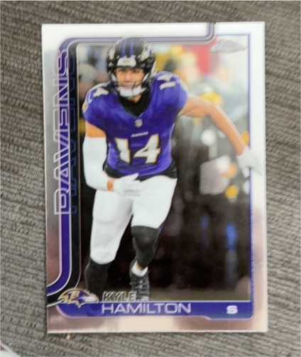 2025 Topps Chrome #29 Kyle Hamilton — front