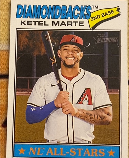 2026 Topps Heritage #220 Ketel Marte — front