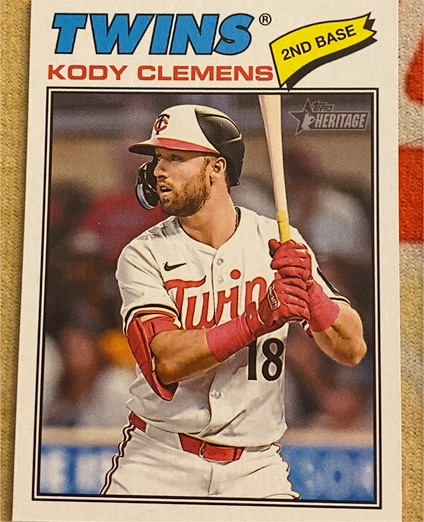 2026 Topps Heritage #321 Kody Clemens — front