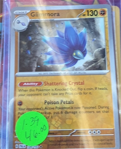 2023 Pokémon Scarlet & Violet Paldea Evolved #126 Glimmora — front