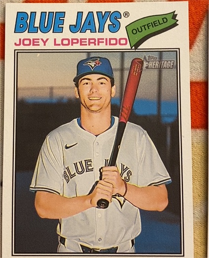 2026 Topps Heritage #354 Joey Loperfido — front
