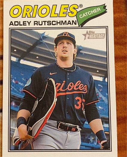 2026 Topps Heritage #180 Adley Rutschman — front