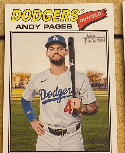 2026 Topps Heritage #235 Andy Pages — front
