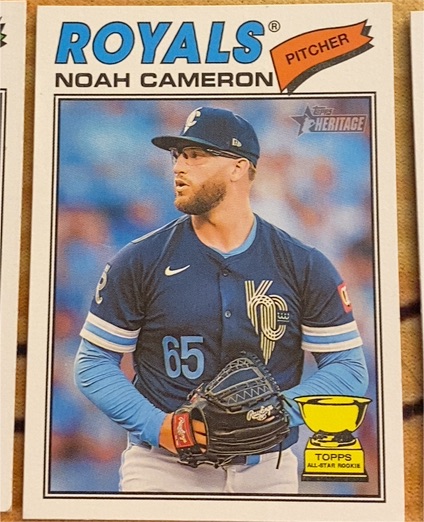 2026 Topps Heritage #78 Noah Cameron — front