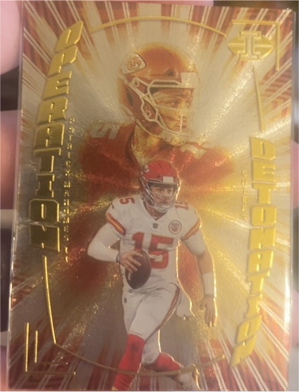 2022 Panini Illusions #OD-1 Patrick Mahomes II Operation Detonation — front