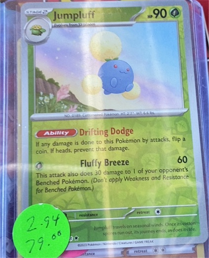 2023 Pokémon Scarlet & Violet Paldea Evolved #003 Jumpluff — front