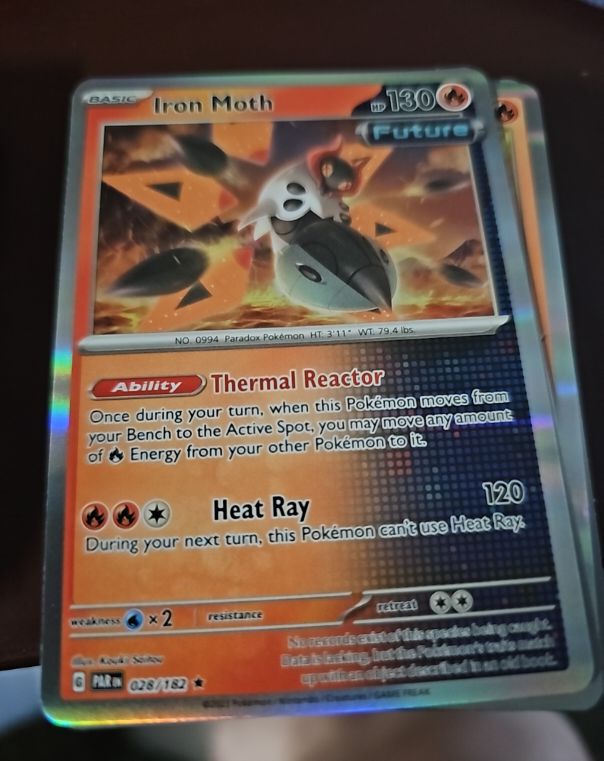 2023 Pokémon SV04: Paradox Rift #028 Iron Moth — front
