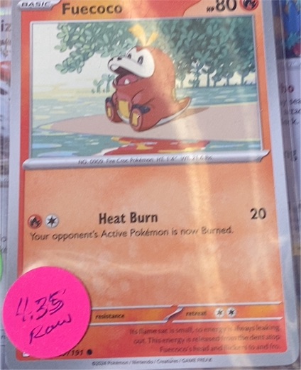 2024 Pokémon #29 Fuecoco — front