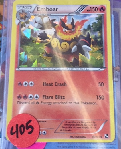 2011 Pokémon Black & White Deck Exclusives #19 Emboar — front