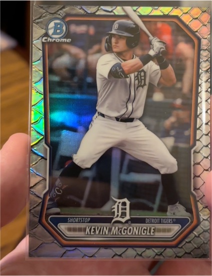 2026 Bowman Chrome #BCP-145 Kevin McGonigle — front