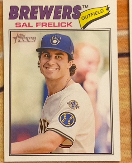 2026 Topps Heritage #195 Sal Frelick — front
