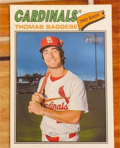 2026 Topps Heritage #230 Thomas Saggese — front