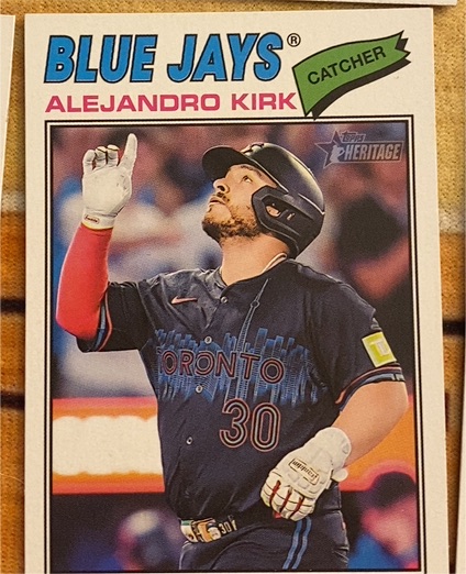 2026 Topps Heritage #341 Alejandro Kirk — front