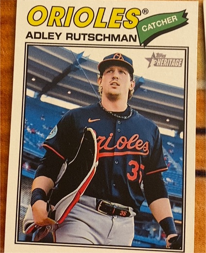 2026 Topps Heritage #180 Adley Rutschman — front