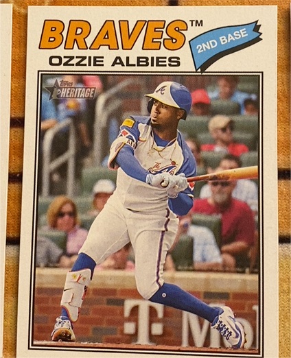 2026 Topps Heritage #264 Ozzie Albies — front
