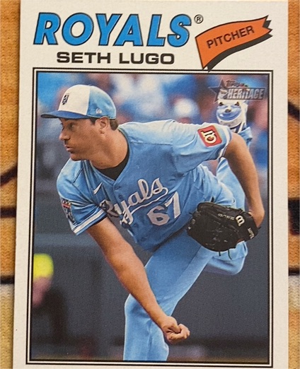 2026 Topps Heritage #192 Seth Lugo — front