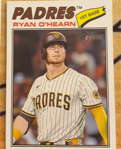 2026 Topps Heritage #215 Ryan O'Hearn — front