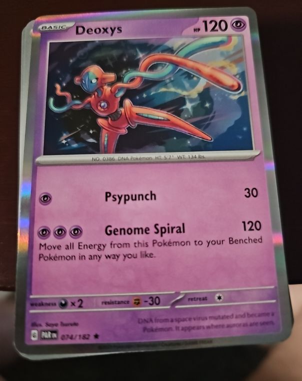 2014 Pokémon XY Roaring Skies #74 Deoxys — front