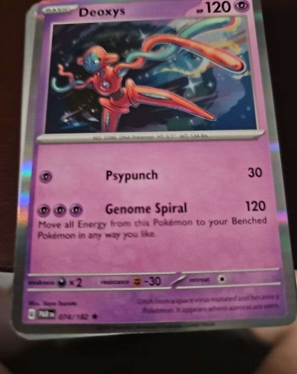 2022 Pokémon TCG SWSH Black Star Promo #74 Deoxys — front