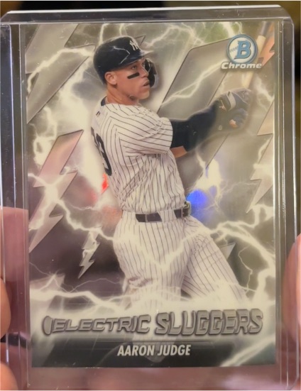 2026 Bowman Chrome #ES-15 Aaron Judge Electric Sluggers — front