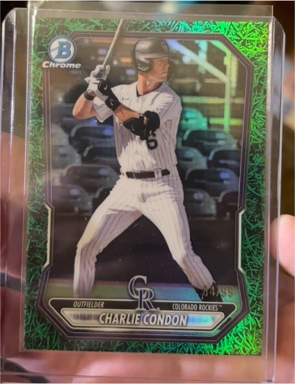2026 Bowman Chrome #BCP-46 Charlie Condon — front