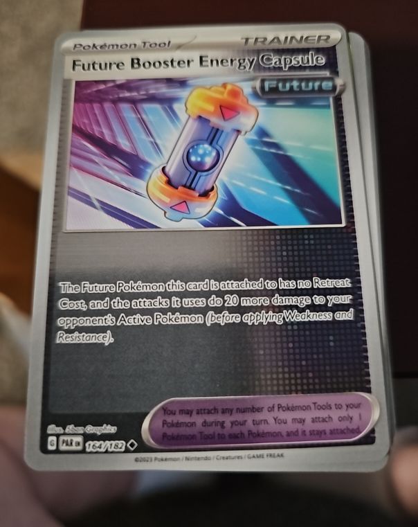 2023 Pokémon SV04: Paradox Rift #164 Future Booster Energy Capsule — front
