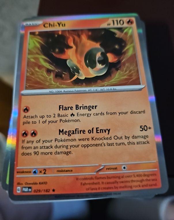 2023 Pokémon SV04 Paradox Rift #029 Chi-Yu — front