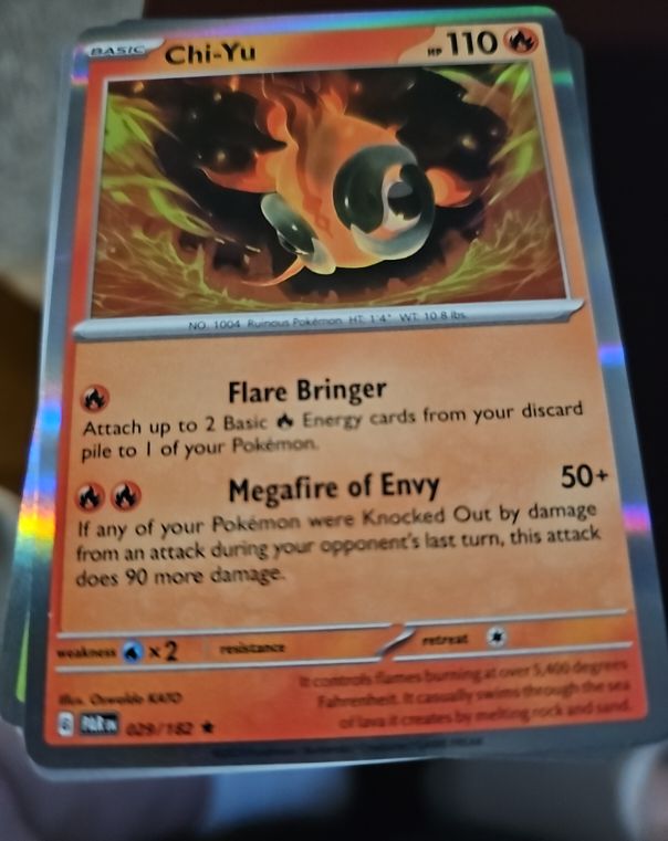 2022 Pokémon SV04 Paradox Rift #29 Chi-Yu — front