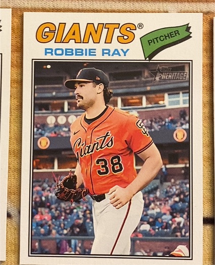 2026 Topps Heritage #111 Robbie Ray — front