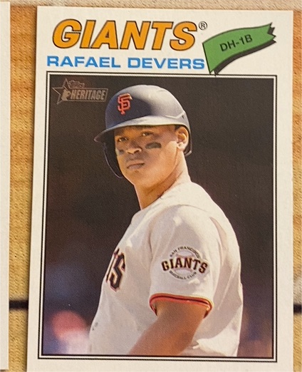 2026 Topps Heritage #62 Rafael Devers — front