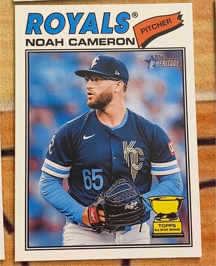 2026 Topps Heritage #78 Noah Cameron — front