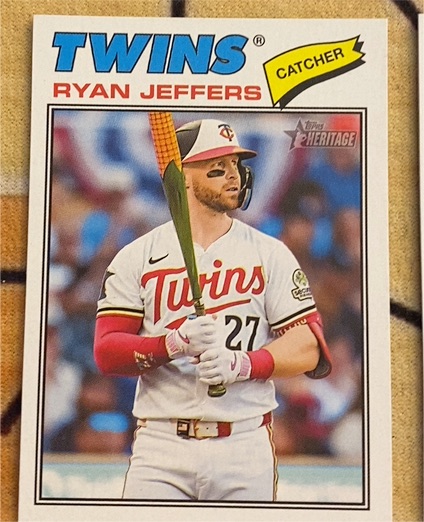 2026 Topps Heritage #226 Ryan Jeffers — front