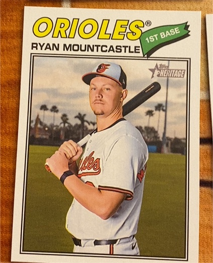 2026 Topps Heritage #131 Ryan Mountcastle — front