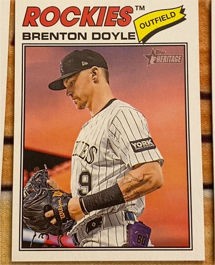 2026 Topps Heritage #355 Brenton Doyle — front