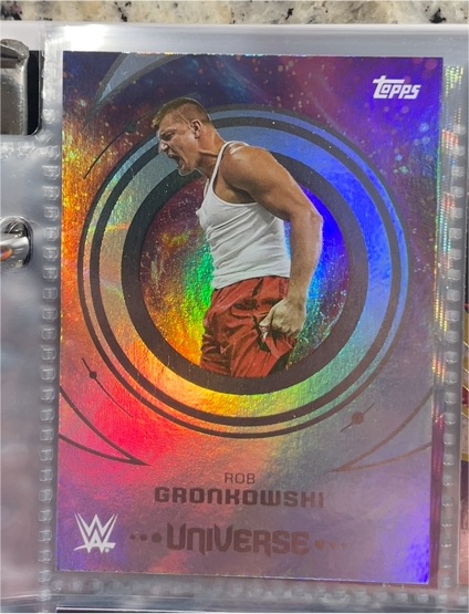 2025 Topps Universe WWE #3 Rob Gronkowski — front