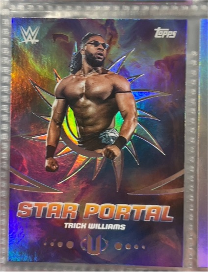2025 Topps Universe WWE #SPO-17 Trick Williams Star Portal — front