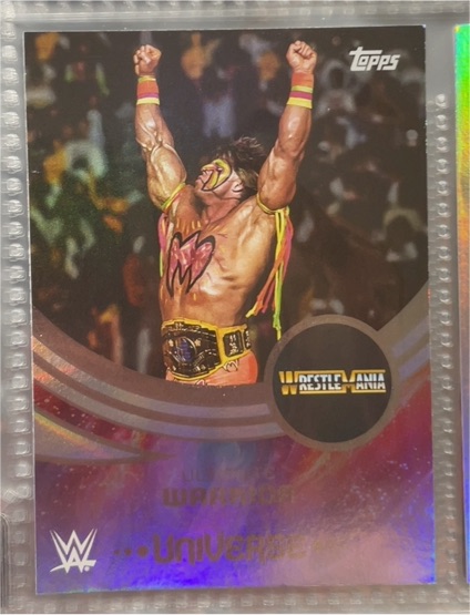 2025 Topps Universe WWE #228 Ultimate Warrior — front
