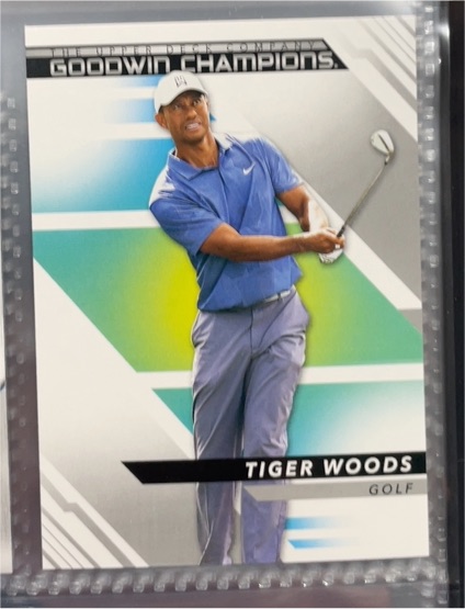 2022 Upper Deck Goodwin Champions #25 Tiger Woods — front