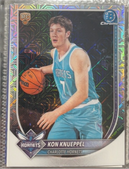 2025-26 Bowman Chrome #BCV-4 Kon Knueppel — front