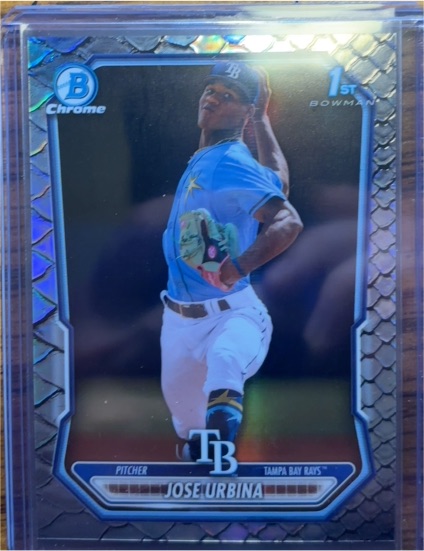 2026 Bowman Chrome Reptilian #BCP-81 Jose Urbina — front