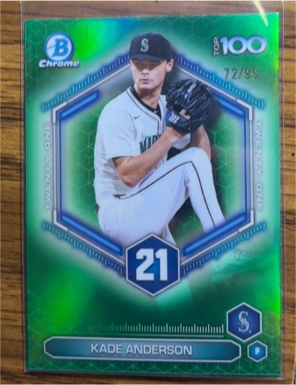 2026 Bowman Chrome Top 100 #BTP-21 Kade Anderson — front