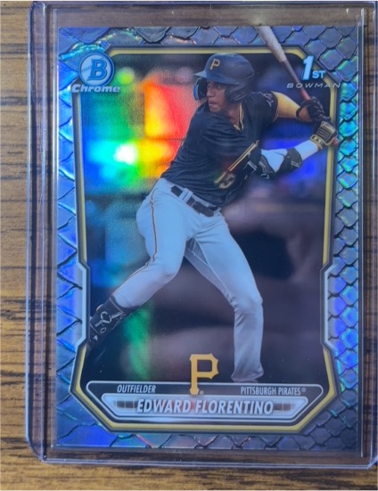 2026 Bowman Chrome #BCP-82 Edward Florentino — front