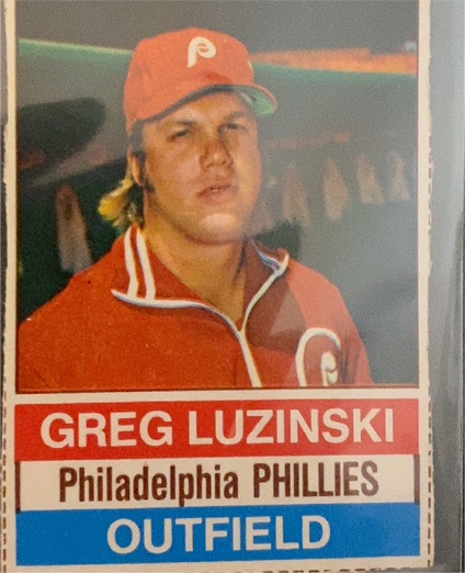 1976 Hostess #125 Greg Luzinski — front