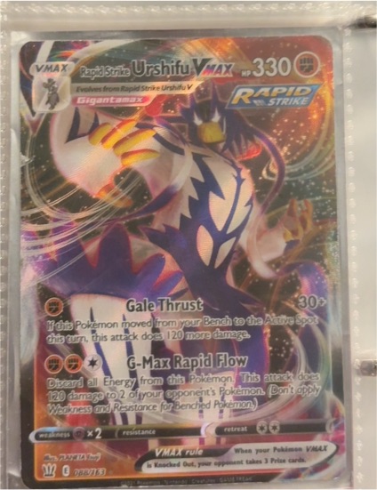 2022 Pokémon Battle Styles #88 Rapid Strike Urshifu VMAX — front