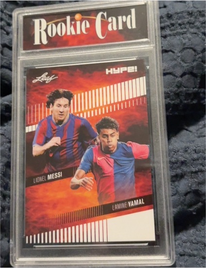 2024 Leaf HYPE! #175 Lionel Messi / Lamine Yamal — front
