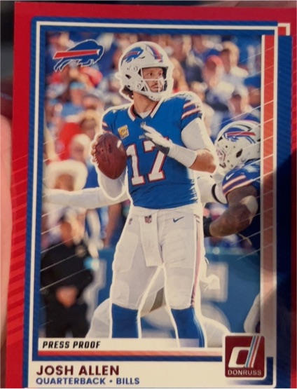 2025 Panini Donruss #91 Josh Allen — front