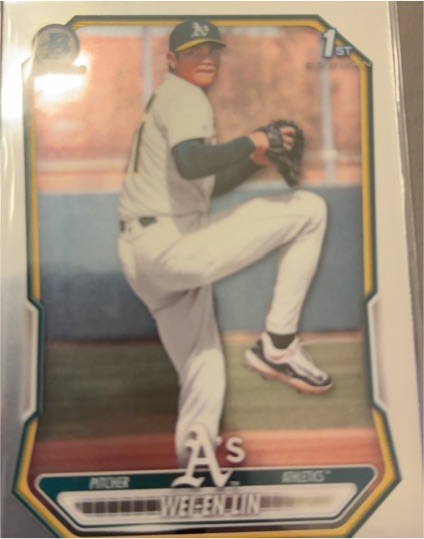 2026 Bowman #BP-125 Wei-En Lin — front